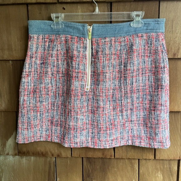House of Harlow 1960 Maje Jenise Tweed Mini Skirt Preppy Academia Women's 12 - Picture 8 of 10